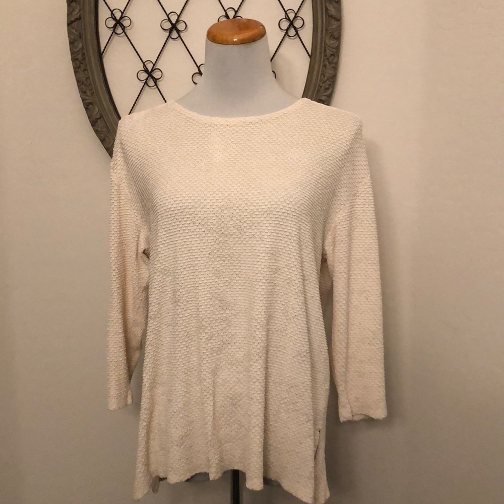 SML ivory blouse size large